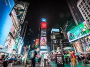 Rotating Clown Ad – Times Square